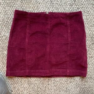 Corduroy skirt